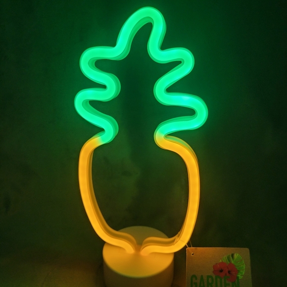Garden Party Other - 🍍Pineapple Neon Light. Battery operated, not included.